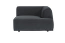 Sunpan Darren Modular - Left/Right Armchair In Smokescreen