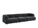 Sunpan Darren Modular - Left/Right Armchair In Smokescreen
