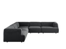 Sunpan Darren Modular - Left/Right Armchair In Smokescreen