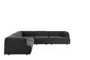 Sunpan Darren Modular - Left/Right Armchair In Smokescreen