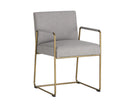 Sunpan Balford Dining Armchair - Arena Cement / Arena Navy