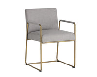 Sunpan Balford Dining Armchair - Arena Cement / Arena Navy