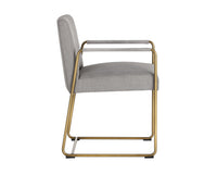 Sunpan Balford Dining Armchair - Arena Cement / Arena Navy