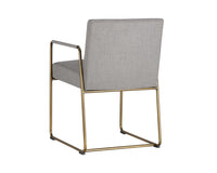 Sunpan Balford Dining Armchair - Arena Cement / Arena Navy