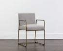 Sunpan Balford Dining Armchair - Arena Cement / Arena Navy