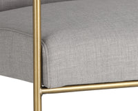Sunpan Balford Dining Armchair - Arena Cement / Arena Navy