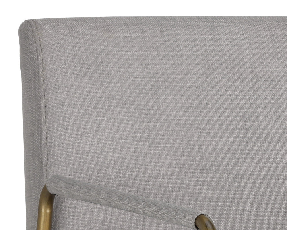 Sunpan Balford Dining Armchair - Arena Cement / Arena Navy
