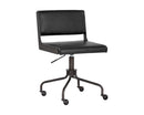 Sunpan Davis Office Chair - Black and Onyx
