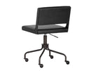 Sunpan Davis Office Chair - Black and Onyx