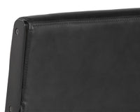 Sunpan Davis Office Chair - Black and Onyx