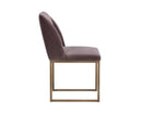 Sunpan Nevin Dining Chair - Blush Purple/Merlot/Polo Club Muslin/Shadow Grey - Set of Two