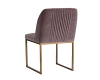 Sunpan Nevin Dining Chair - Blush Purple/Merlot/Polo Club Muslin/Shadow Grey - Set of Two