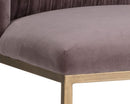 Sunpan Nevin Dining Chair - Blush Purple/Merlot/Polo Club Muslin/Shadow Grey - Set of Two