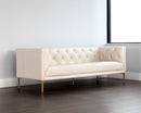 Sunpan Westin Sofa - Vintage Black Night/Caramel/Peacock/Steel Gray/Vanilla Leather