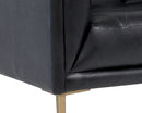 Sunpan Westin Sofa - Vintage Black Night/Caramel/Peacock/Steel Gray/Vanilla Leather