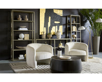 Sunpan Creed Coffee Table in Antique Gold / Gunmetal - Small