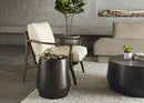 Sunpan Creed Side Table in Antique Gold / Gunmetal