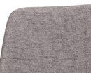 Sunpan Mccoy Barstool - November Grey and Cinnamon Brown/Nightfall Black