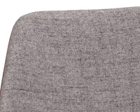Sunpan Mccoy Barstool - November Grey and Cinnamon Brown/Nightfall Black