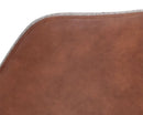 Sunpan Mccoy Counter Stool - November Grey and Cinnamon Brown/Nightfall Black