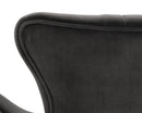 Sunpan Hanna Lounge Chair - Leo Cabernet/Leo Shale Grey