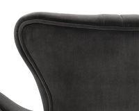 Sunpan Hanna Lounge Chair - Leo Cabernet/Leo Shale Grey