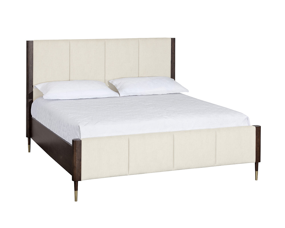 Sunpan Lonnie Bed - King - Polo Club Muslin