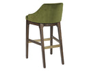 Sunpan Kace Barstool - Bravo Cream/Bravo Metal/Leo Olive/Leo Shale Grey