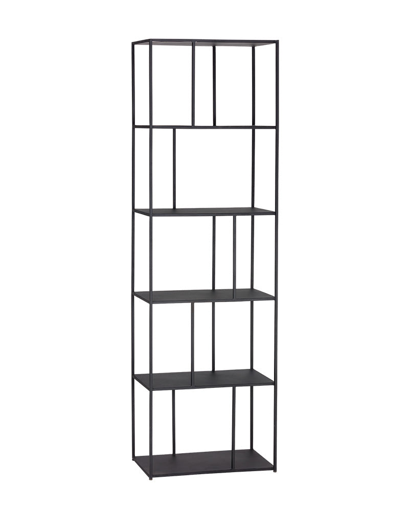 Sunpan Eiffel Bookcase - Small - Antique Brass / Black