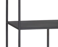 Sunpan Eiffel Bookcase - Small - Antique Brass / Black