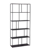 Sunpan Eiffel Bookcase - Large - Antique Brass/Black