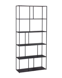Sunpan Eiffel Bookcase - Large - Antique Brass/Black