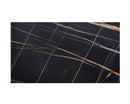 Sunpan Abel Counter Table - Gold - Black Marble