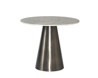 Sunpan Damon Bistro Table in Gold / Gunmetal - 35.5"