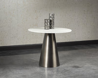 Sunpan Damon Bistro Table in Gold / Gunmetal - 35.5"