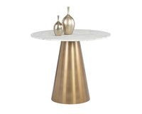 Sunpan Damon Bistro Table in Gold / Gunmetal - 35.5"
