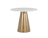 Sunpan Damon Bistro Table in Gold / Gunmetal - 35.5"
