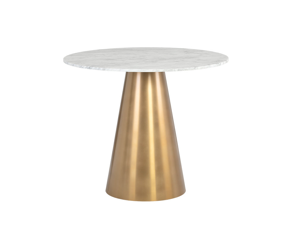 Sunpan Damon Bistro Table in Gold / Gunmetal - 35.5"