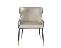 Sunpan Gianni Dining Chair - Dillon Cream and Dillon Thunder/Dillon Stratus and Dillon Black