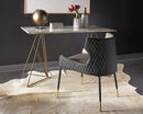 Sunpan Gianni Dining Chair - Dillon Cream and Dillon Thunder/Dillon Stratus and Dillon Black