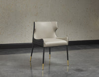Sunpan Gianni Dining Chair - Dillon Cream and Dillon Thunder/Dillon Stratus and Dillon Black