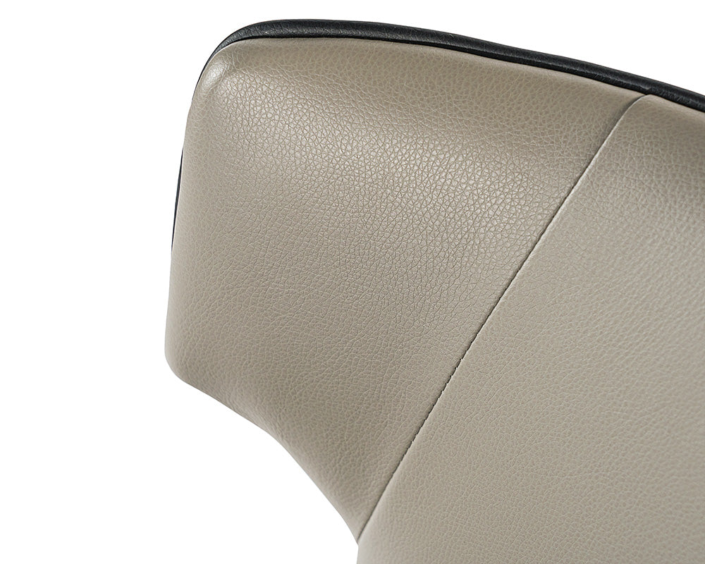 Sunpan Gianni Dining Chair - Dillon Cream and Dillon Thunder/Dillon Stratus and Dillon Black