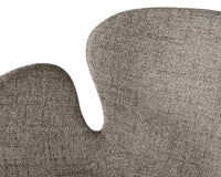 Sunpan Waldo Counter Stool in November Grey and Cinnamon Brown