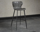 Sunpan Arabella Barstool - Bravo Portabella / Polo Club Kohl Grey