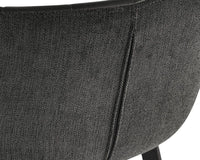 Sunpan Arabella Barstool - Bravo Portabella / Polo Club Kohl Grey