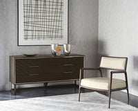 Sunpan Damien Lounge Chair - Dillon Cream