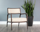 Sunpan Damien Lounge Chair - Dillon Cream