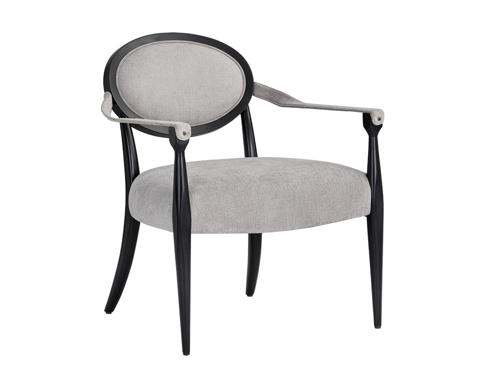Sunpan Vanleet Lounge Chair - Polo Club Kohl Grey/Stone