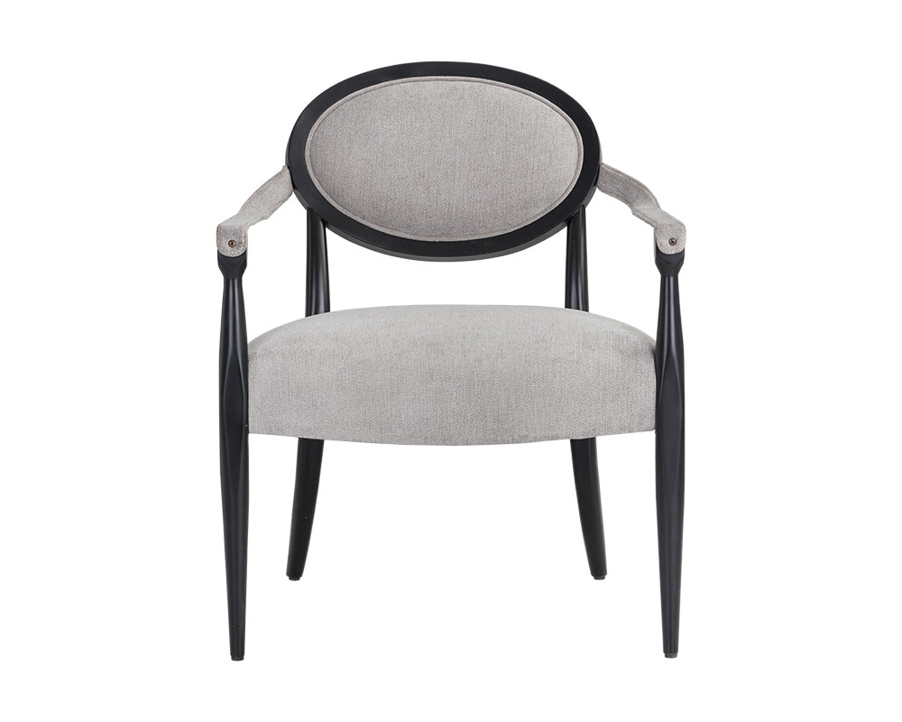 Sunpan Vanleet Lounge Chair - Polo Club Kohl Grey/Stone
