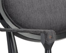 Sunpan Vanleet Lounge Chair - Polo Club Kohl Grey/Stone